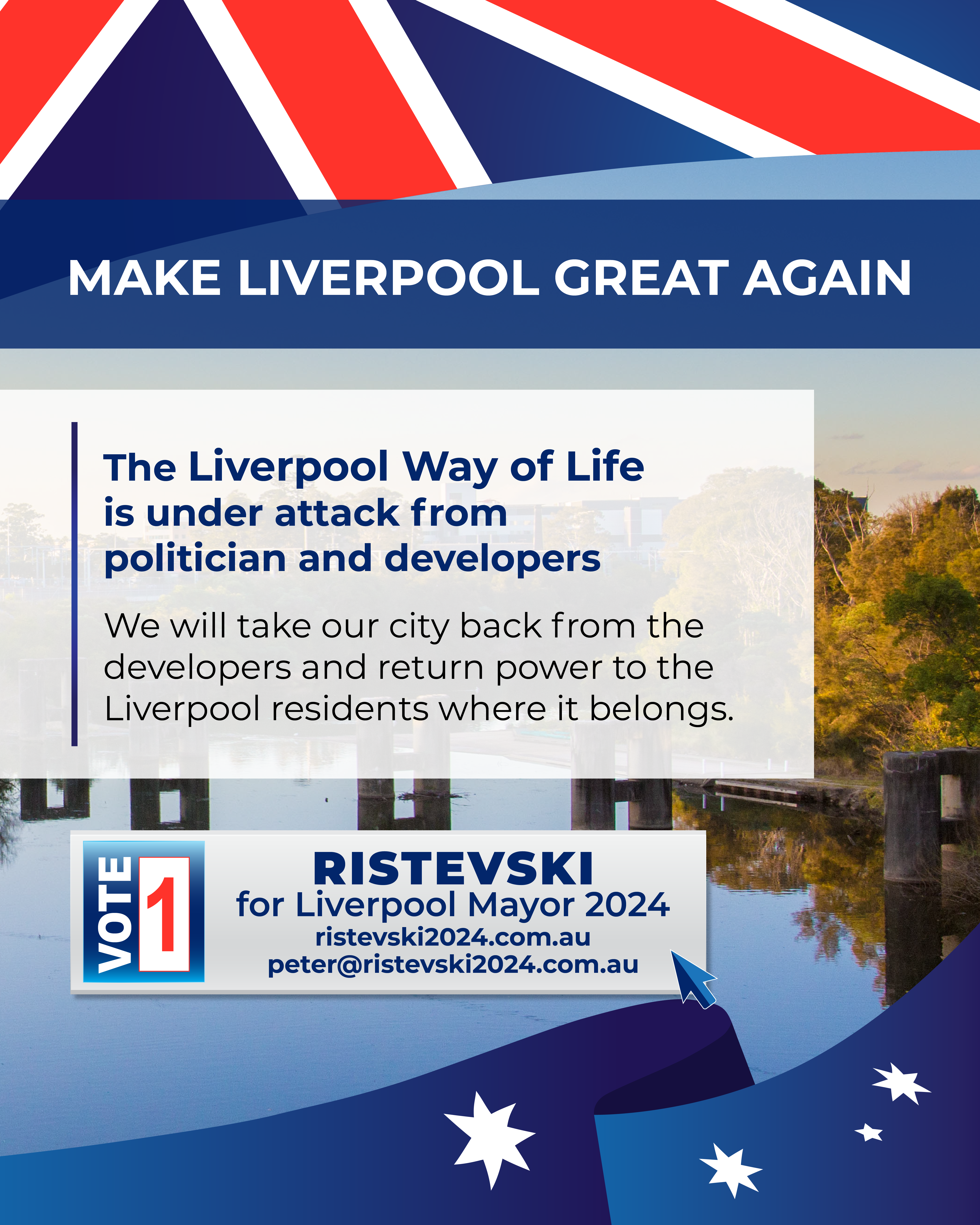 Make Liverpool Great Again - Vote for Peter Ristevski